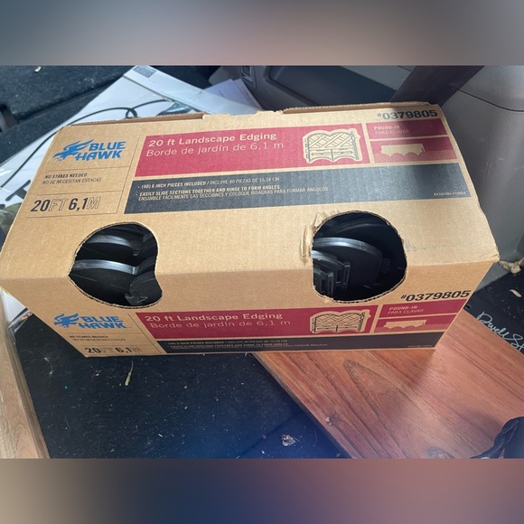 TWO (40ft) for $45 OR 1 at set price- BLUE HAWK Landscape Edging Sections 20ft - Picture 9 of 11